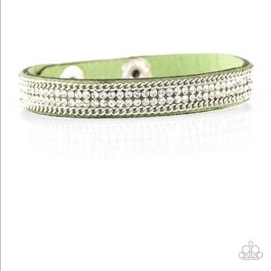 Babe Bling Green Irban Bracelet